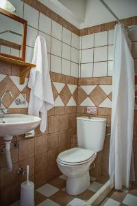 Koupelna v ubytování Guesthouse Gonia