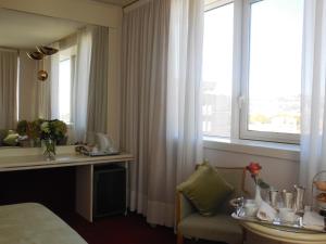 Posteľ alebo postele v izbe v ubytovaní Starhotels Cristallo Palace
