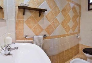Koupelna v ubytování Home Al Rifugio