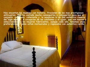 Ένα ή περισσότερα κρεβάτια σε δωμάτιο στο Caseria la Infiesta