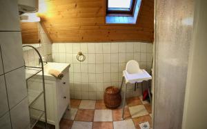 Koupelna v ubytování Napostó Pihenőház - Sunnylake Suites + 35 fotografií