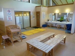 Kuchyň nebo kuchyňský kout v ubytování Hotel Monzennoyu