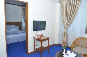 Katil atau katil-katil dalam bilik di Panorama Hotel