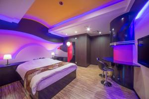 Postel nebo postele na pokoji v ubytování Hotel Noah Resort Sakuranomiya (Adult Only)