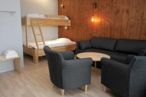 Een bed of bedden in een kamer bij Bergshotellet