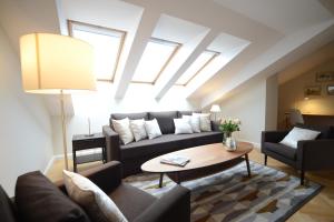 Posezení v ubytování Crystal Suites Old Town