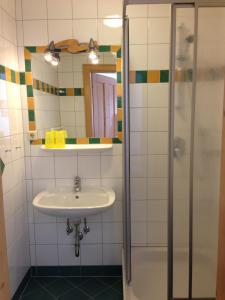 Bilik mandi di Appartements Bacherhof