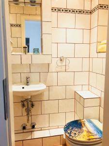 Koupelna v ubytování Hotel Mariahilf München + 37 fotografií