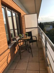 Balkón alebo terasa v ubytovaní Apartament Halina