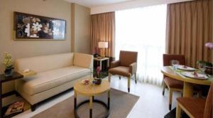 Posezení v ubytování One Tagaytay Place Hotel Suites OFFICIAL ACCOUNT