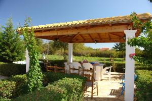 A garden outside Villa Nefeli