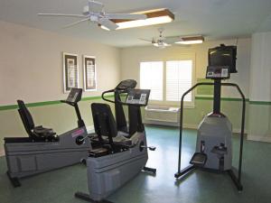 Fitness centrum a/nebo fitness zařízení v ubytování LoneStar Suites