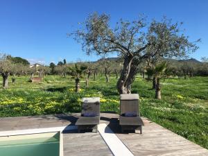 A garden outside Villa Culla di Jana