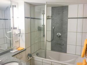 Koupelna v ubytování Hotel Birkenhof