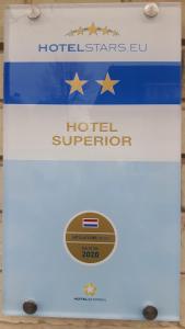 Πιστοποιητικό, βραβείο, πινακίδα ή έγγραφο που προβάλλεται στο Hotel Velsen