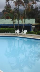 Bazén v ubytování Hotel Villa Paz nebo v jeho okolí