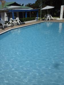 Bazén v ubytování Hotel Villa Paz nebo v jeho okolí