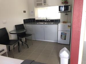 Kuchyň nebo kuchyňský kout v ubytování Motel Lodge
