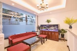 Istumisnurk majutusasutuses Dinh Ami Hanoi Hotel
