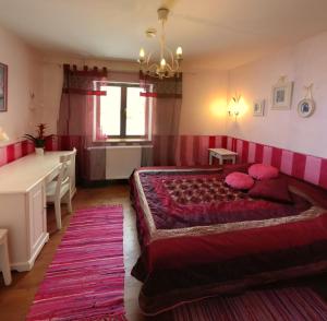 Cama o camas de una habitación en Algallika Guesthouse