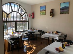 A restaurant or other place to eat at El Colorín