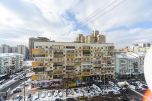 Γενική άποψη της πόλης Κίεβο ή θέα της πόλης από  αυτό το διαμέρισμα