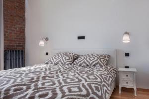 Posteľ alebo postele v izbe v ubytovaní Core Apartments Zagreb