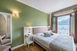 Voodi või voodid majutusasutuse Hotel Garni Corona toas