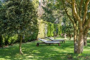 A garden outside Hotel Rural Cabo Busto