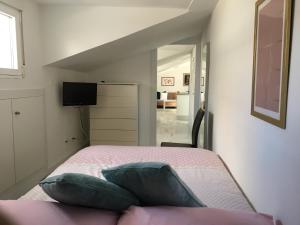 Katil atau katil-katil dalam bilik di AIRVA: Apartamento Martí Monsó