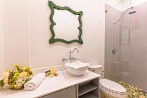 Koupelna v ubytování Hotel Monaguillo de Getsemaní