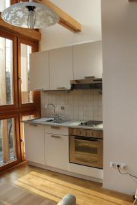 A kitchen or kitchenette at Guest accomodation Klancar