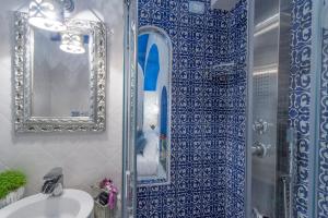 A bathroom at La Barbera
