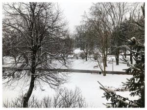 Kwadrat B&B Jałowego v zime