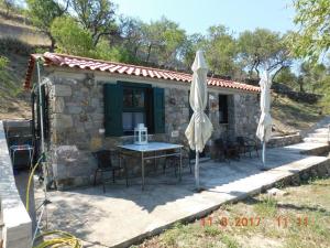 A garden outside Stone cottage for couple