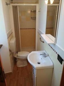 Koupelna v ubytování B&B Rocciamelone