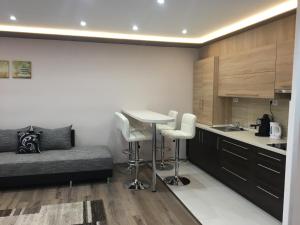 Kuchyňa alebo kuchynka v ubytovaní F&M Apartman + 9 fotografií