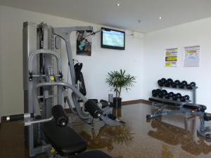 Fitness centrum a/nebo fitness zařízení v ubytování Ixora Hotel Penang
