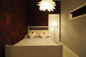 Ένα ή περισσότερα κρεβάτια σε δωμάτιο στο KGHN Apartments Tkacka