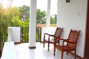 Balkón nebo terasa v ubytování Himawari Beach Villa