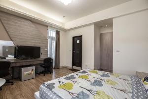 Postel nebo postele na pokoji v ubytování 917 Homestay