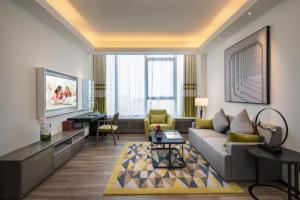 Ruang duduk di Citadines Gaoxin Xi'an