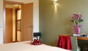 Postel nebo postele na pokoji v ubytování Hotel Gran Regente