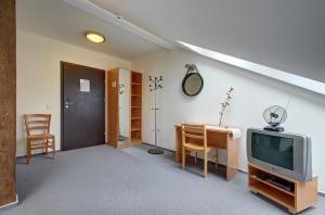TV a/nebo společenská místnost v ubytování Aerohotel