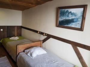 Postel nebo postele na pokoji v ubytování Guest House and camping Jurmala