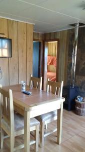 Posezení v ubytování HelChiloé Cabañas