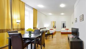 Posezení v ubytování Apartments Central Park Marienbad