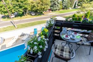 Vonkajšia záhrada v ubytovaní Haus Sonnenhof