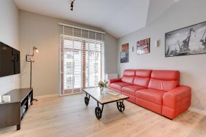 Televízia a/alebo spoločenská miestnosť v ubytovaní La Rose - Luxury Neptun Park