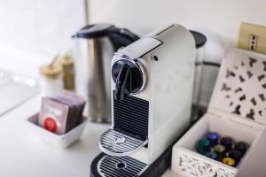 a toaster sitting on top of a kitchen counter at Luxury Apartment Pantheon in Rome